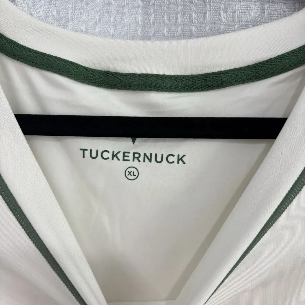 Tuckernuck Dress Size XL White Green Athletic Workout Tnuck Sport Tennis NWT - Picture 3 of 7